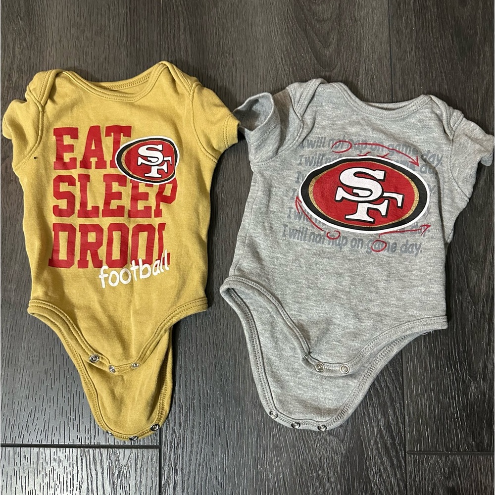 49ers onesies set of 2